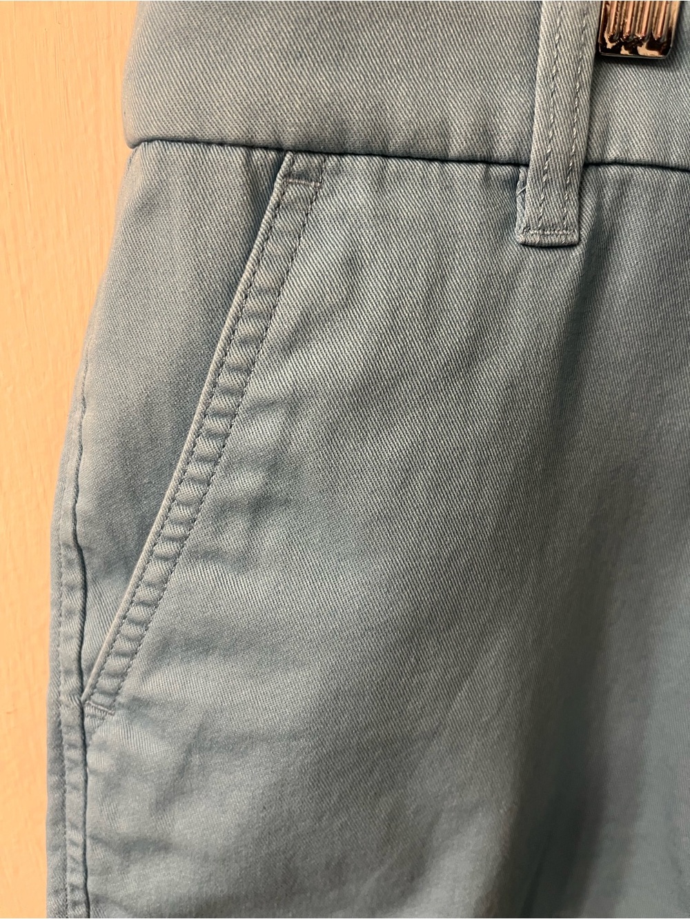 New With Tags J. Crew Factory 3.5" Classic Chino Shorts Blue Size 14 - Picture 5 of 9